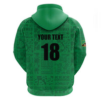 Custom Saint Kitts And Nevis Football Hoodie Sugar Boyz Green Version - Wonder Print Shop