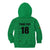 Custom Saint Kitts And Nevis Football Kid Hoodie Sugar Boyz Green Version - Wonder Print Shop