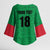 Custom Saint Kitts And Nevis Football Kimono Sleeve Blouse Sugar Boyz Green Version - Wonder Print Shop