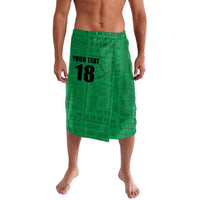 Custom Saint Kitts And Nevis Football Lavalava Sugar Boyz Green Version - Wonder Print Shop