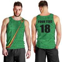 Custom Saint Kitts And Nevis Football Men Tank Top Sugar Boyz Green Version - Wonder Print Shop