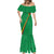 Custom Saint Kitts And Nevis Football Mermaid Dress Sugar Boyz Green Version - Wonder Print Shop