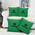 Custom Saint Kitts And Nevis Football Pillow Cover Sugar Boyz Green Version - Wonder Print Shop