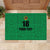 Custom Saint Kitts And Nevis Football Rubber Doormat Sugar Boyz Green Version - Wonder Print Shop