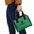 Custom Saint Kitts And Nevis Football Shoulder Handbag Sugar Boyz Green Version - Wonder Print Shop