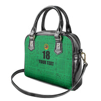 Custom Saint Kitts And Nevis Football Shoulder Handbag Sugar Boyz Green Version - Wonder Print Shop