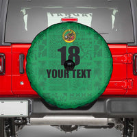 Custom Saint Kitts And Nevis Football Spare Tire Cover Sugar Boyz Green Version - Wonder Print Shop