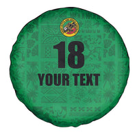 Custom Saint Kitts And Nevis Football Spare Tire Cover Sugar Boyz Green Version - Wonder Print Shop