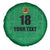Custom Saint Kitts And Nevis Football Spare Tire Cover Sugar Boyz Green Version - Wonder Print Shop