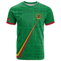 Custom Saint Kitts And Nevis Football T Shirt Sugar Boyz Green Version - Wonder Print Shop