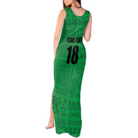 Custom Saint Kitts And Nevis Football Tank Maxi Dress Sugar Boyz Green Version - Wonder Print Shop