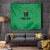Custom Saint Kitts And Nevis Football Tapestry Sugar Boyz Green Version - Wonder Print Shop