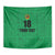 Custom Saint Kitts And Nevis Football Tapestry Sugar Boyz Green Version - Wonder Print Shop