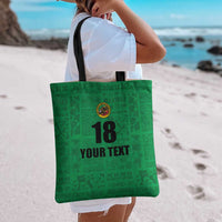 Custom Saint Kitts And Nevis Football Tote Bag Sugar Boyz Green Version - Wonder Print Shop