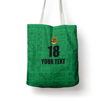 Custom Saint Kitts And Nevis Football Tote Bag Sugar Boyz Green Version - Wonder Print Shop