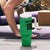 Custom Saint Kitts And Nevis Football Tumbler With Handle Sugar Boyz Green Version - Wonder Print Shop