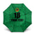 Custom Saint Kitts And Nevis Football Umbrella Sugar Boyz Green Version - Wonder Print Shop