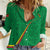 Custom Saint Kitts And Nevis Football Women Casual Shirt Sugar Boyz Green Version - Wonder Print Shop