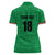 Custom Saint Kitts And Nevis Football Women Polo Shirt Sugar Boyz Green Version - Wonder Print Shop