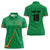 Custom Saint Kitts And Nevis Football Women Polo Shirt Sugar Boyz Green Version - Wonder Print Shop