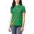 Custom Saint Kitts And Nevis Football Women Polo Shirt Sugar Boyz Green Version - Wonder Print Shop
