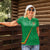 Custom Saint Kitts And Nevis Football Women Polo Shirt Sugar Boyz Green Version - Wonder Print Shop