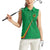 Custom Saint Kitts And Nevis Football Women Sleeveless Polo Shirt Sugar Boyz Green Version - Wonder Print Shop