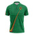 Custom Saint Kitts And Nevis Football Zipper Polo Shirt Sugar Boyz Green Version - Wonder Print Shop