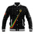 Custom Saint Kitts And Nevis Football Baseball Jacket Sugar Boyz Black Version - Wonder Print Shop