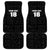 Custom Saint Kitts And Nevis Football Car Mats Sugar Boyz Black Version - Wonder Print Shop