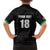 Custom Saint Kitts And Nevis Football Family Matching Off The Shoulder Long Sleeve Dress and Hawaiian Shirt Sugar Boyz Black Version - Wonder Print Shop