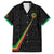 Custom Saint Kitts And Nevis Football Family Matching Summer Maxi Dress and Hawaiian Shirt Sugar Boyz Black Version - Wonder Print Shop