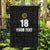 Custom Saint Kitts And Nevis Football Garden Flag Sugar Boyz Black Version - Wonder Print Shop