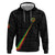 Custom Saint Kitts And Nevis Football Hoodie Sugar Boyz Black Version - Wonder Print Shop