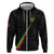 Custom Saint Kitts And Nevis Football Hoodie Sugar Boyz Black Version - Wonder Print Shop