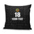 Custom Saint Kitts And Nevis Football Pillow Cover Sugar Boyz Black Version - Wonder Print Shop