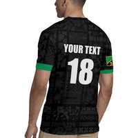 Custom Saint Kitts And Nevis Football Rugby Jersey Sugar Boyz Black Version - Wonder Print Shop