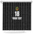 Custom Saint Kitts And Nevis Football Shower Curtain Sugar Boyz Black Version - Wonder Print Shop