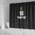 Custom Saint Kitts And Nevis Football Shower Curtain Sugar Boyz Black Version - Wonder Print Shop