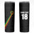 Custom Saint Kitts And Nevis Football Skinny Tumbler Sugar Boyz Black Version - Wonder Print Shop