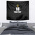 Custom Saint Kitts And Nevis Football Tapestry Sugar Boyz Black Version - Wonder Print Shop