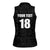 Custom Saint Kitts And Nevis Football Women Sleeveless Polo Shirt Sugar Boyz Black Version - Wonder Print Shop