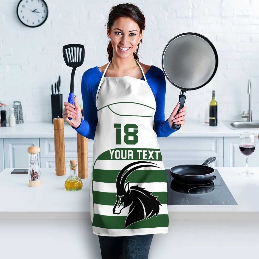 Custom Zimbabwe Rugby Apron The Sables Go Champion - Wonder Print Shop