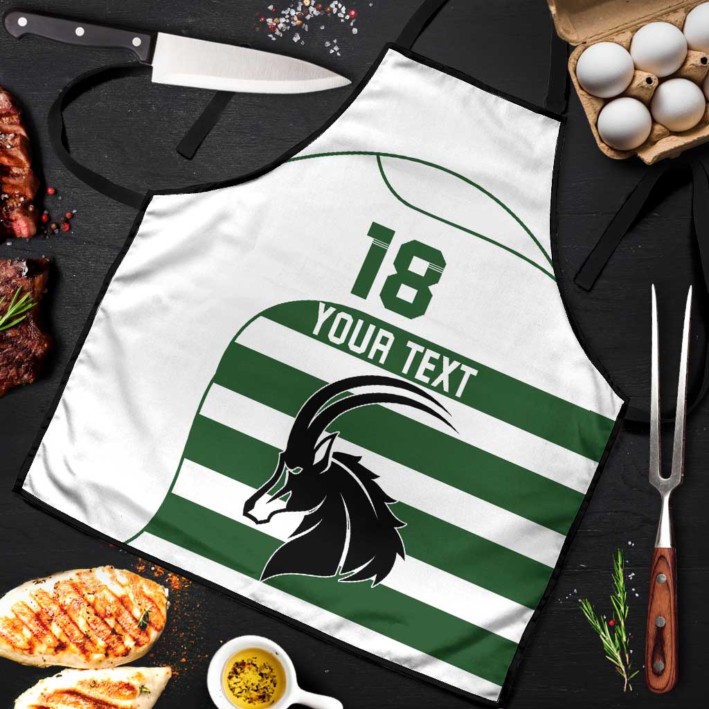 Custom Zimbabwe Rugby Apron The Sables Go Champion - Wonder Print Shop