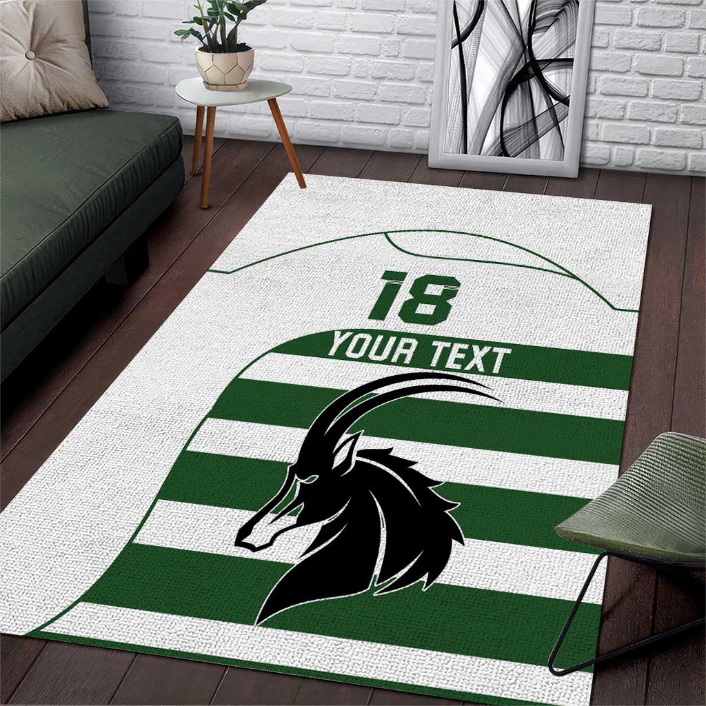 Custom Zimbabwe Rugby Area Rug The Sables Go Champion - Wonder Print Shop