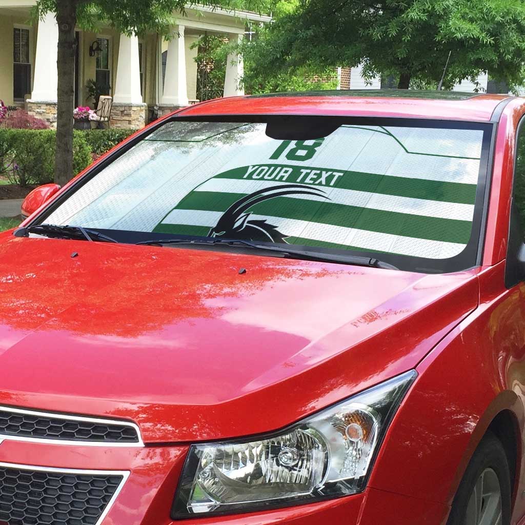 Custom Zimbabwe Rugby Auto Sun Shade The Sables Go Champion - Wonder Print Shop