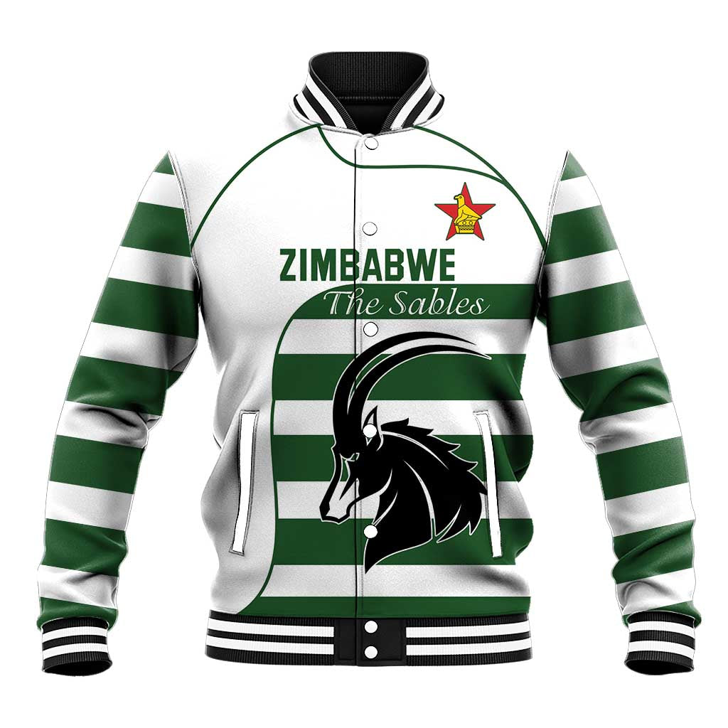 Custom Zimbabwe Rugby Baseball Jacket The Sables Go Champion - Wonder Print Shop