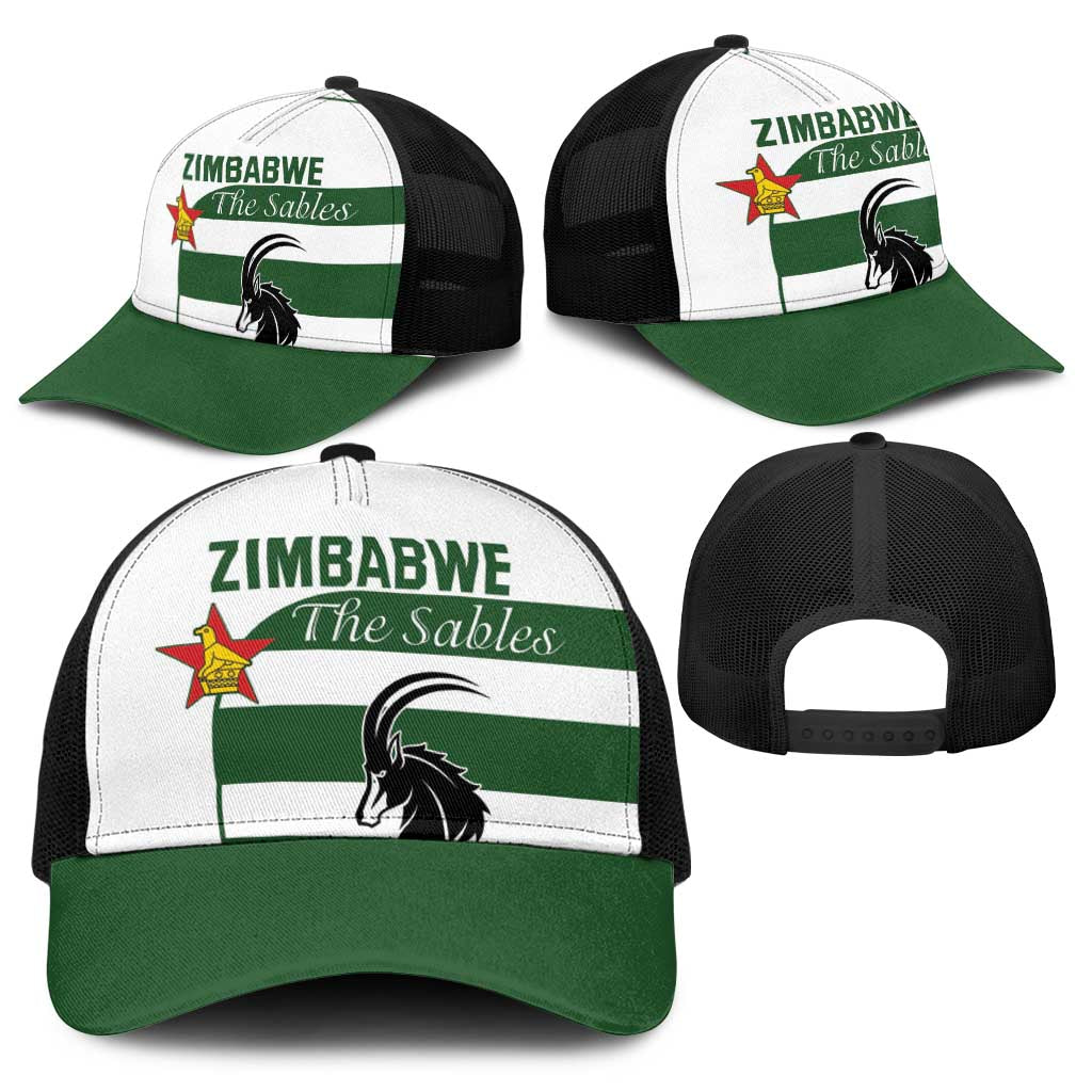 Zimbabwe Rugby Baseball Net Cap The Sables Go Champion - Wonder Print Shop