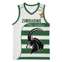 Custom Zimbabwe Rugby Basketball Jersey The Sables Go Champion - Wonder Print Shop