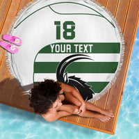 Custom Zimbabwe Rugby Beach Blanket The Sables Go Champion - Wonder Print Shop